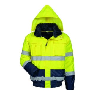 Elysee Warnjacke Siegfried, Gr. S, gelb/marine