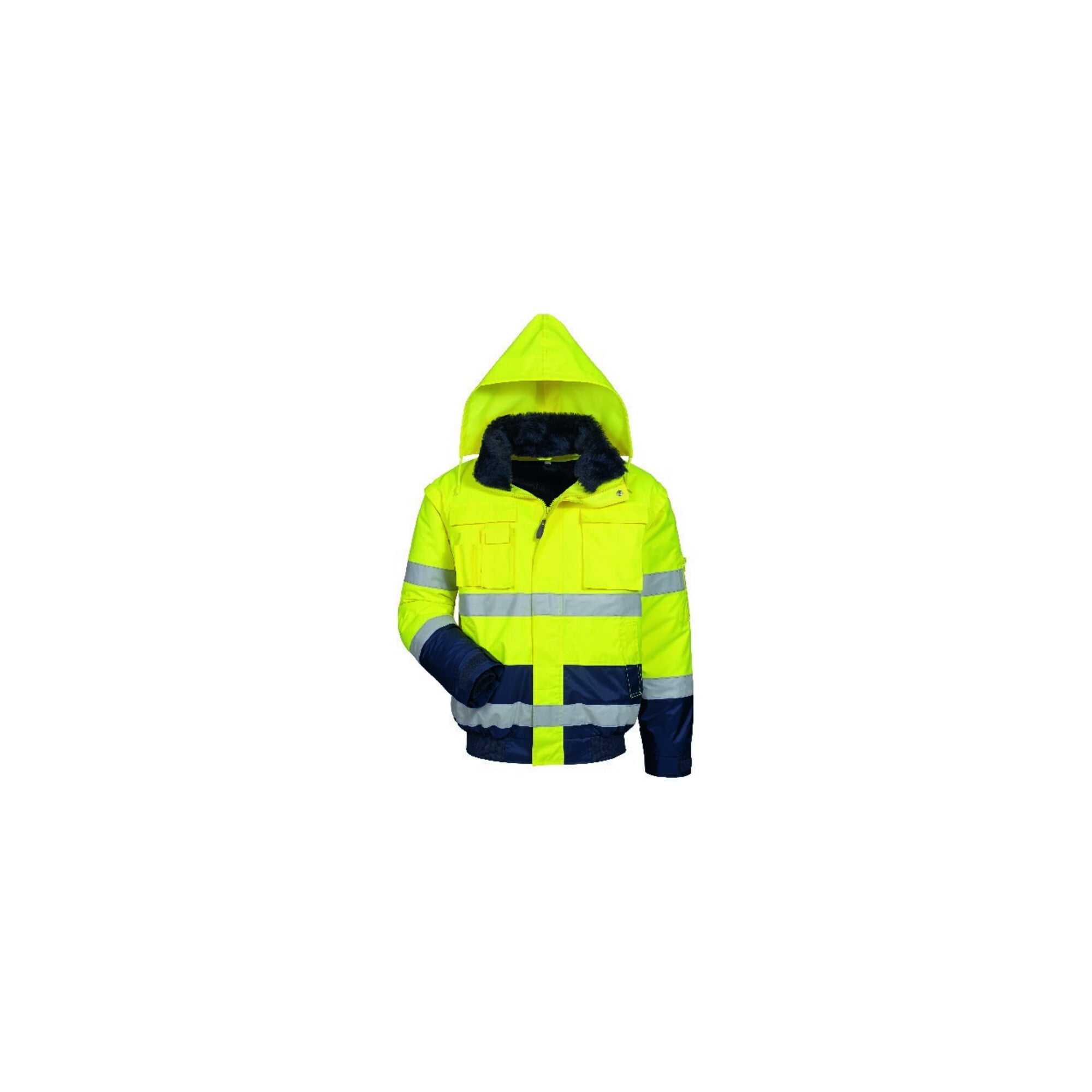 Elysee Warnjacke Volker, Gr. S, orange/marine