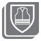 Elysee Warnschutz-Shorts Corsica Gr. 50, warngelb