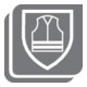 Elysee Warnschutz-Shorts Corsica Gr. 60, warngelb