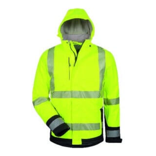 Elysee Warnschutz-Softshelljacke Lukas orange/schwarz