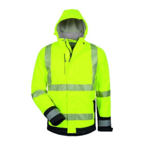 Elysee Warnschutz-Softshelljacke Lukas orange/schwarz