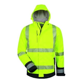 Elysee Warnschutz-Softshelljacke Melvin gelb/schwarz