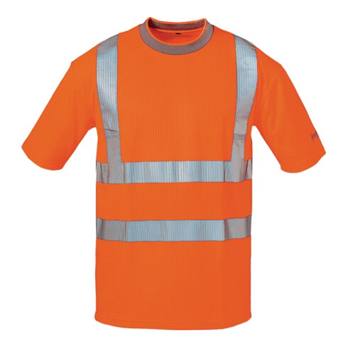 Elysee Warnschutz T-Shirt Pepe Gr.L orange 80% PES/20% BW