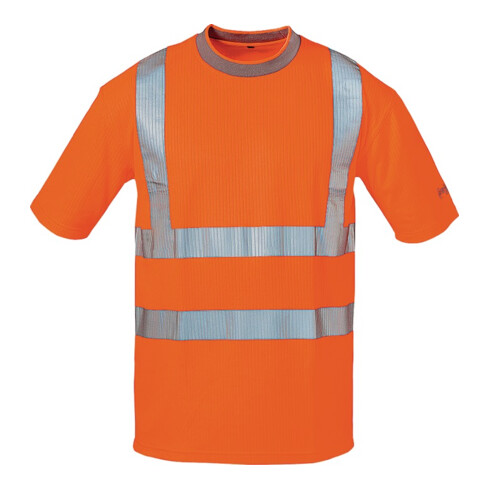 Elysee Warnschutz T-Shirt Pepe Gr. XL orange 80% PES/20% CO