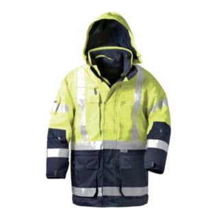 Elysee Warnschutzparka Jekyll gelb/marine