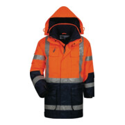 Elysee Warnschutzparka Wallace orange/marine