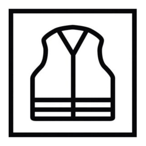 Elysee Warnschutzparka Wallace orange/marine