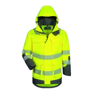 Elysee Warnschutzparka Arwid gelb/grau Gr. M