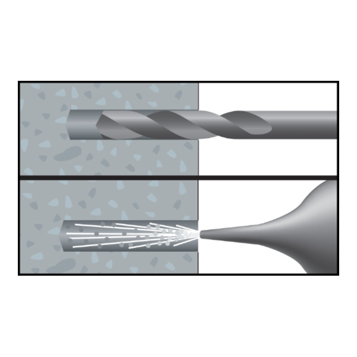CELO Cheville InsertFIX IFS petite tête, gris 6 mm 31 mm