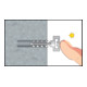 CELO Cheville InsertFIX IFS petite tête, gris 6 mm 31 mm