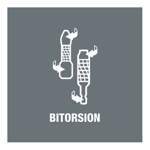 Mèche diamantée Wera Phillips, L25 mm, 1/4"' Entraînement