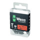 Embout 855/1 IMP DC PZD2 L.25mm 1/4 pouce C6,3 Impaktor,DC Boîte de 10 embouts WERA-1
