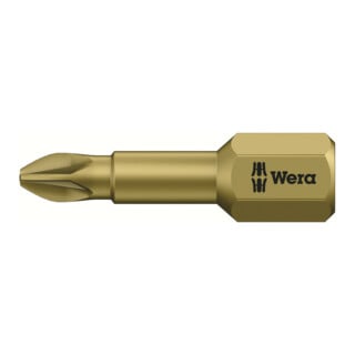 Wera Embout Pozidriv Torsion L25 mm, 1/4" pour bois