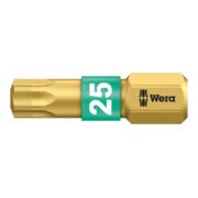 Embout Wera BDC 1/4 pour torx T 15 L. 25 mm BiTorsion, diamanté