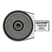 Embout à cliquet réversible 7412-02 1/2 po. SE 9x12 mat chromé CV GEDORE-1