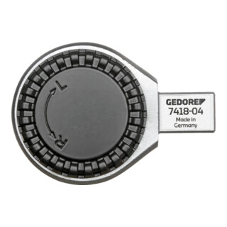 Embout à cliquet réversible 7418-02 1/2 po. SE 14x18 mat chromé CV GEDORE