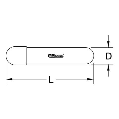 KS Tools Manchon isolé avec capuchon de serrage