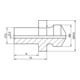 Embout buccal Gesipa V-10/24 (9mm version allongée)