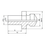 Embout buccal Gesipa V-10/29 (9mm version allongée)-3
