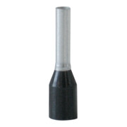 Embout de câble L. L1/L2 14,0/8,0 mm noir avec col en plastique 1,50 (AWG 16) mm
