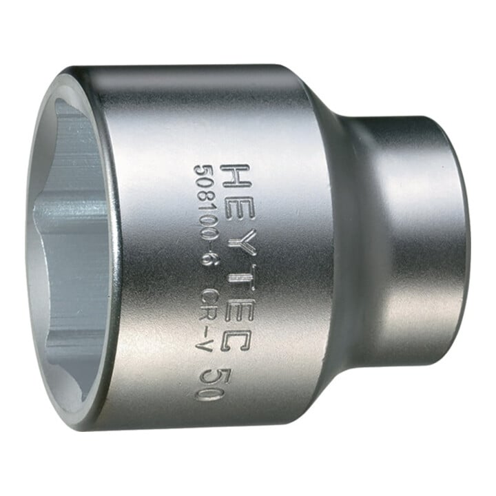 Douille 508100-6 3/4 po. 6 pans ouv. de clé 24 mm L. 50 HEYTEC