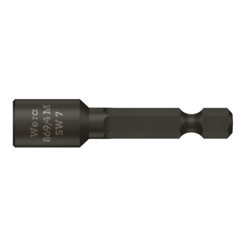 Embout de clé à douilles Wera 869/4M magnétiques, longueur 50 mm