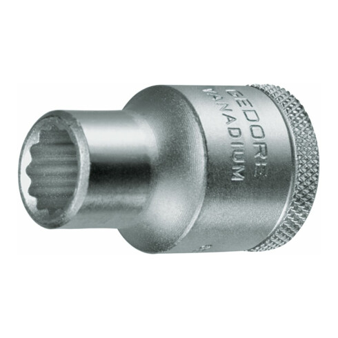 Douille D 19 1/2 po. 12 pans ouv. de clé 1.14 po. L. 44,5 mm GED