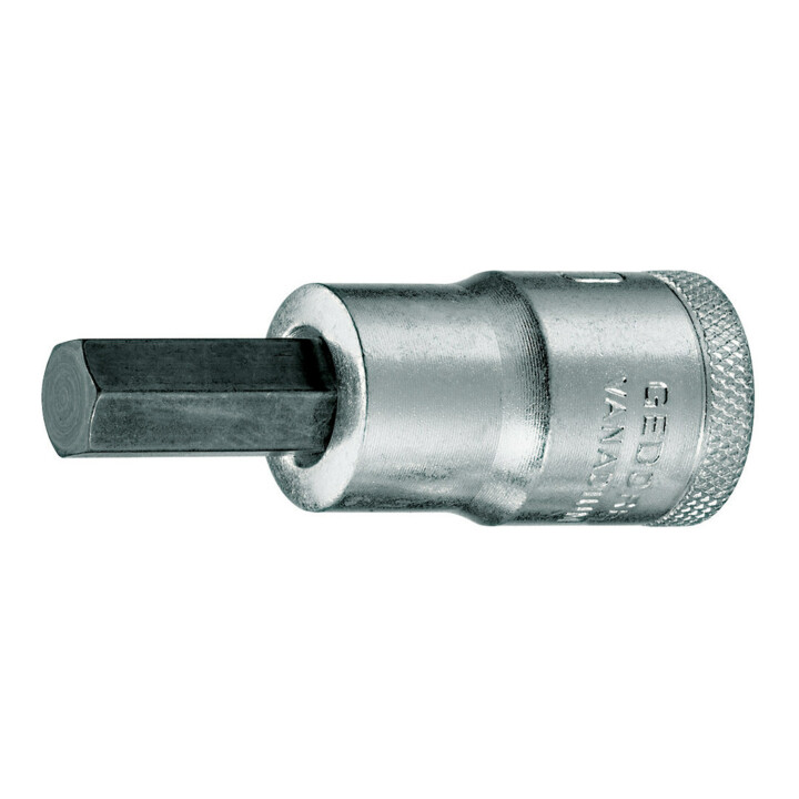 Embout de clé à douille Gedore IN 19 1/2 po. 6 pans femelle ouv. de clé 5 mm