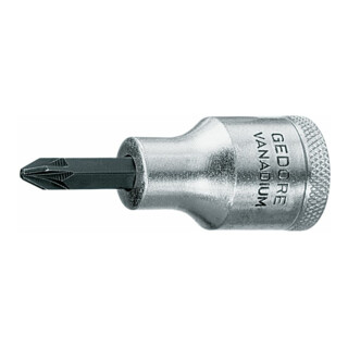 Embout de clé à douille IKS 19 PZD 1/2 po. PZD PZD 2 L. 60 mm GEDORE