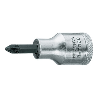 Embout de clé à douille IKS 19 PZD 1/2 po. PZD PZD 2 L. 60 mm GEDORE