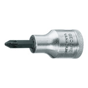 Embout de clé à douille IKS 19 PZD 1/2 po. PZD PZD 2 L. 60 mm GEDORE-1
