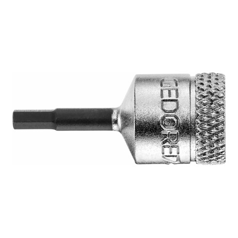 Clé à douille Gedore insert pour clé hexagonale 1/4" à six pans creux