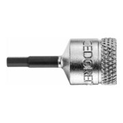 Clé à douille Gedore insert pour clé hexagonale 1/4" à six pans creux