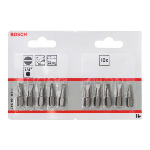 Embout de tournevis Bosch extra dur, S 0,8 x 5,5, 25 mm