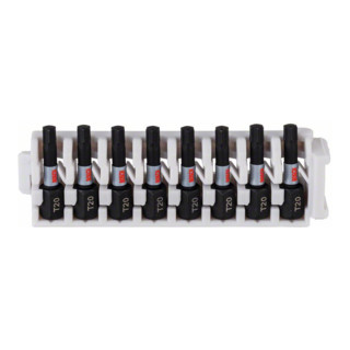 Embout de tournevis Bosch Impact Control 8 pièces avec T20 25 mm