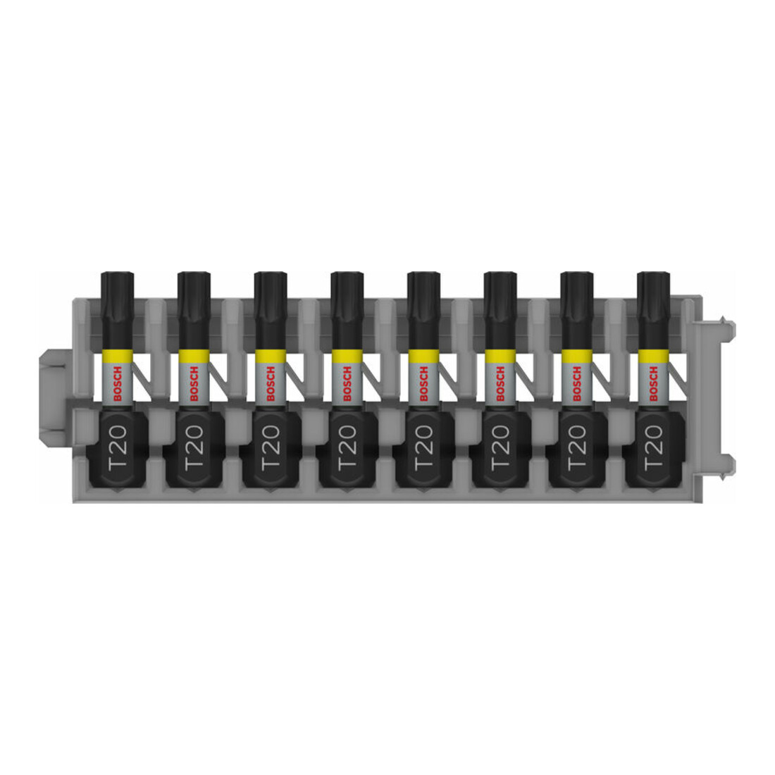 Embout de tournevis Bosch Impact Control 8 pièces avec T20 25 mm