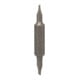 Embout de tournevis double S 0,6x4,0; S 0,6x4,0; 45 mm-1