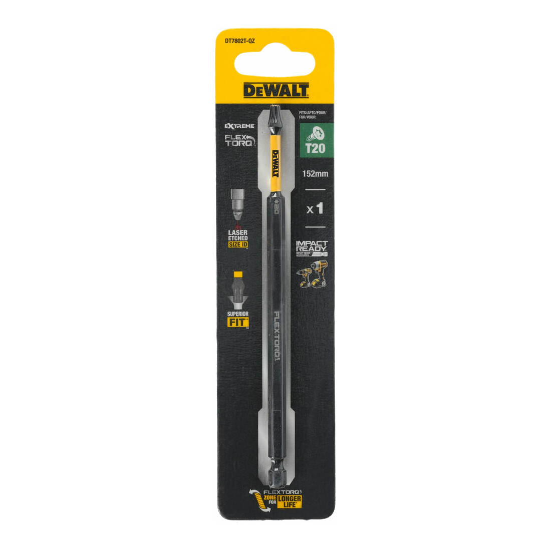 Embout de vissage Dewalt T20 152mm