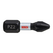 Embout de vissage Impact Control Bosch, 25 mm, 2xPZ2. Pour tournevis