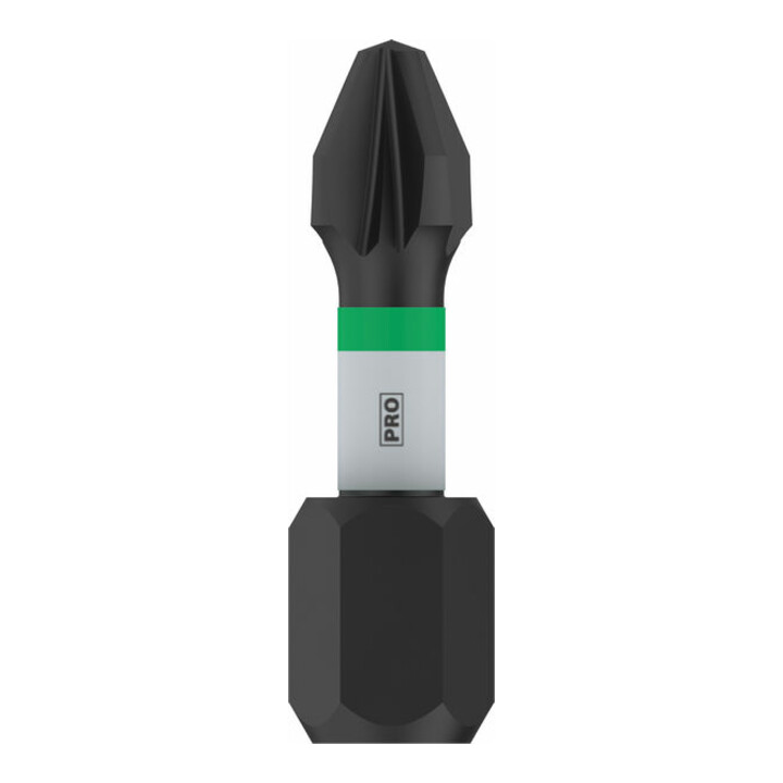 Embout de vissage Impact Control Bosch, 25 mm, 2xPZ2. Pour tournevis