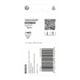 Embout de vissage Impact Control Bosch, 25 mm, 2xPZ2. Pour tournevis