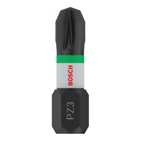 Embout de vissage Impact Control Bosch, 25 mm, 2xPZ3. Pour tournevis
