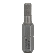 Embout à six pans creux Bosch, L25 mm, entraînement 1/4"', paquet de 3
