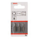 Mèche Torx Bosch, L25 mm, entraînement 1/4"', extra dur, paquet de 3-1