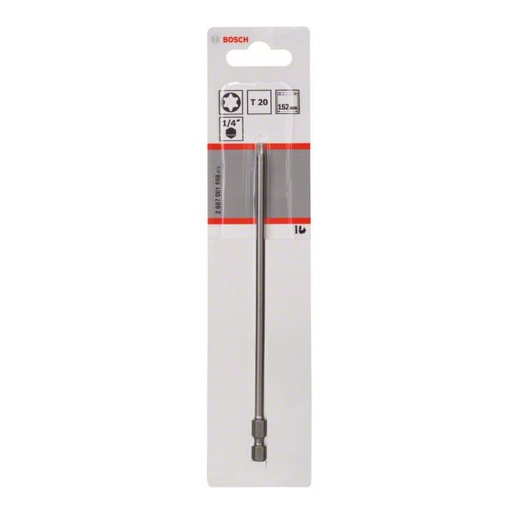 Embout de vissage qualité extra-dure T20, 152 mm
