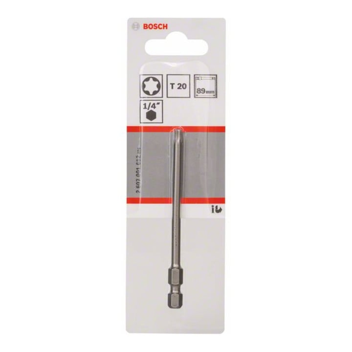 Embout de vissage qualité extra-dure T20, 89 mm