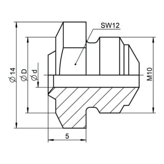 Embout Gesipa 16/48 BT (pour rivets aveugles BULB-TITE®)