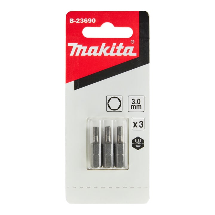 Embout Makita 6-KT 3.0x25mm
