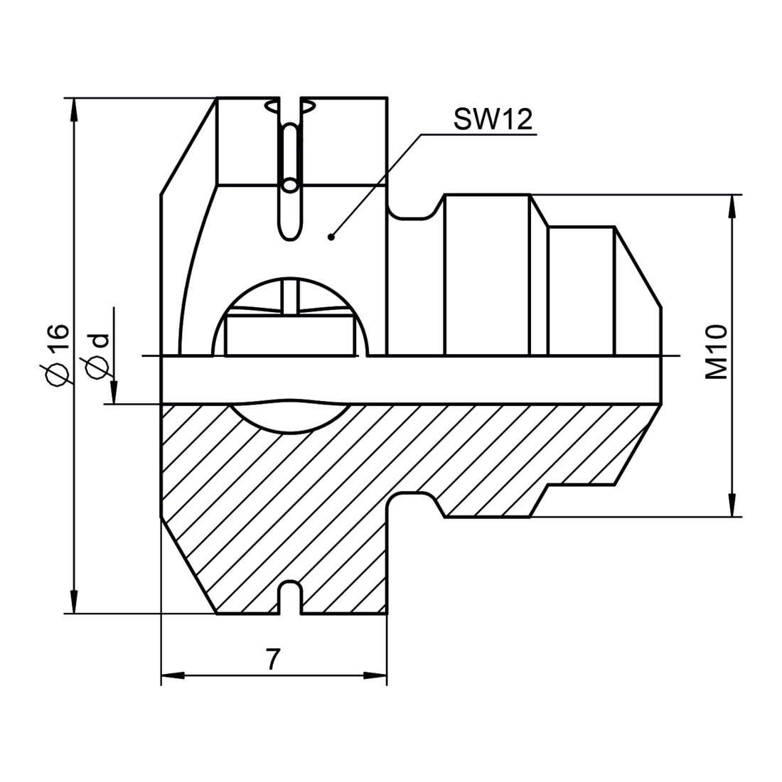 Pièce de rechange Gesipa conservant l'embout R 17 mm